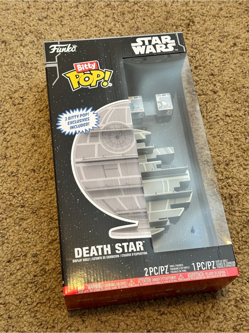 Funko Bitty Pop! Death Star Display Shelf Star Wars Darth Vader Palpatine New